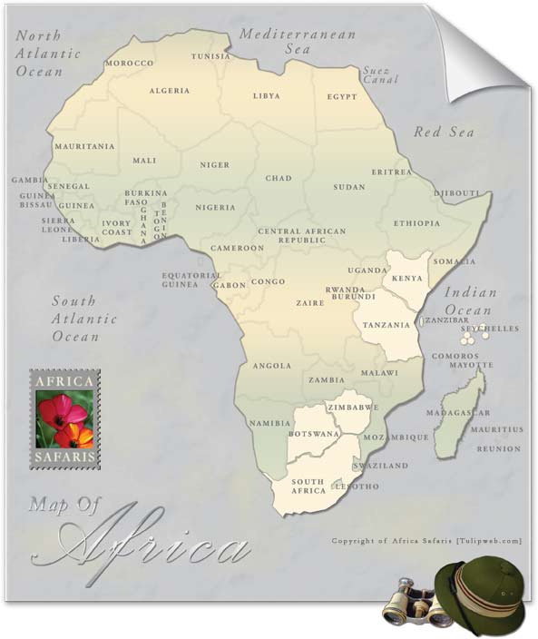 Map of Africa 